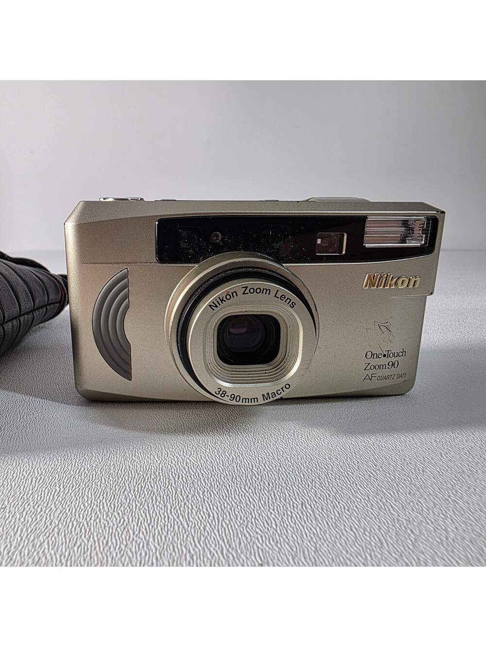 Nikon One Touch Zoom 90 AF 35mm Point & Shoot Film Camera Tested W/Case